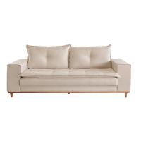 Sofá Living Verona 3 Lugares 2,00m Bege - 1