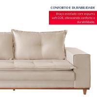 Sofá Living Verona 3 Lugares 2,00m Bege - 6