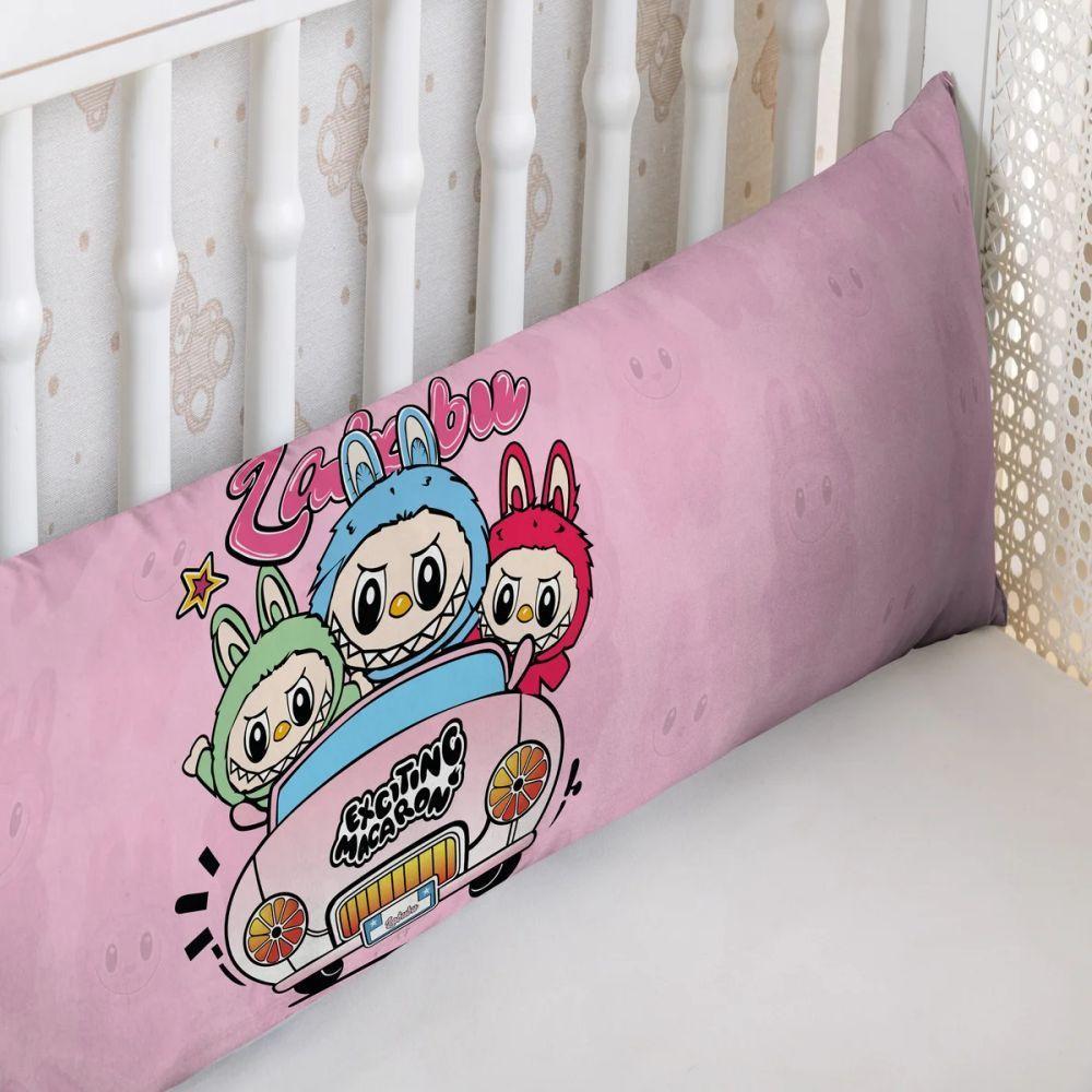 Travesseiro De Corpo Infantil 75cm X 20cm Kit 02 Peças Bubu - 7