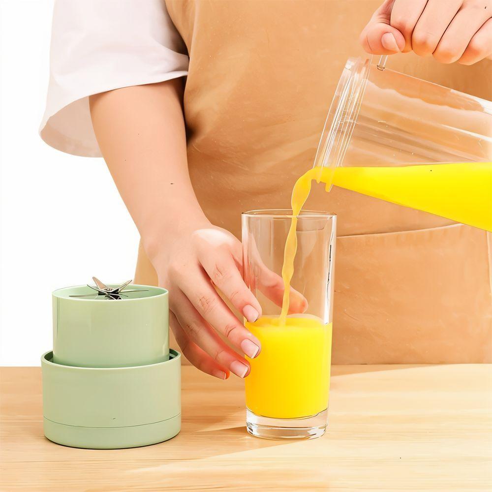 Copo Triturador Portátil Recarregável Verde Claro Para Frutas E Alimentos - 5