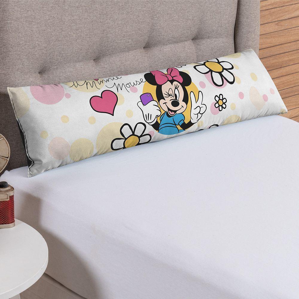 Travesseiro De Corpo Infantil 75cm X 20cm Kit 02 Peças Mine - 4