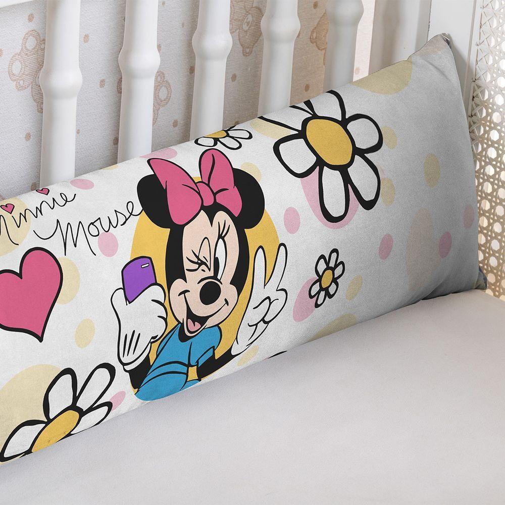 Travesseiro De Corpo Infantil 75cm X 20cm Kit 02 Peças Mine - 5