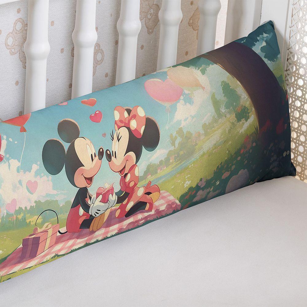 Travesseiro De Corpo Infantil 75cm X 20cm Kit 02 Peças Mine - 6