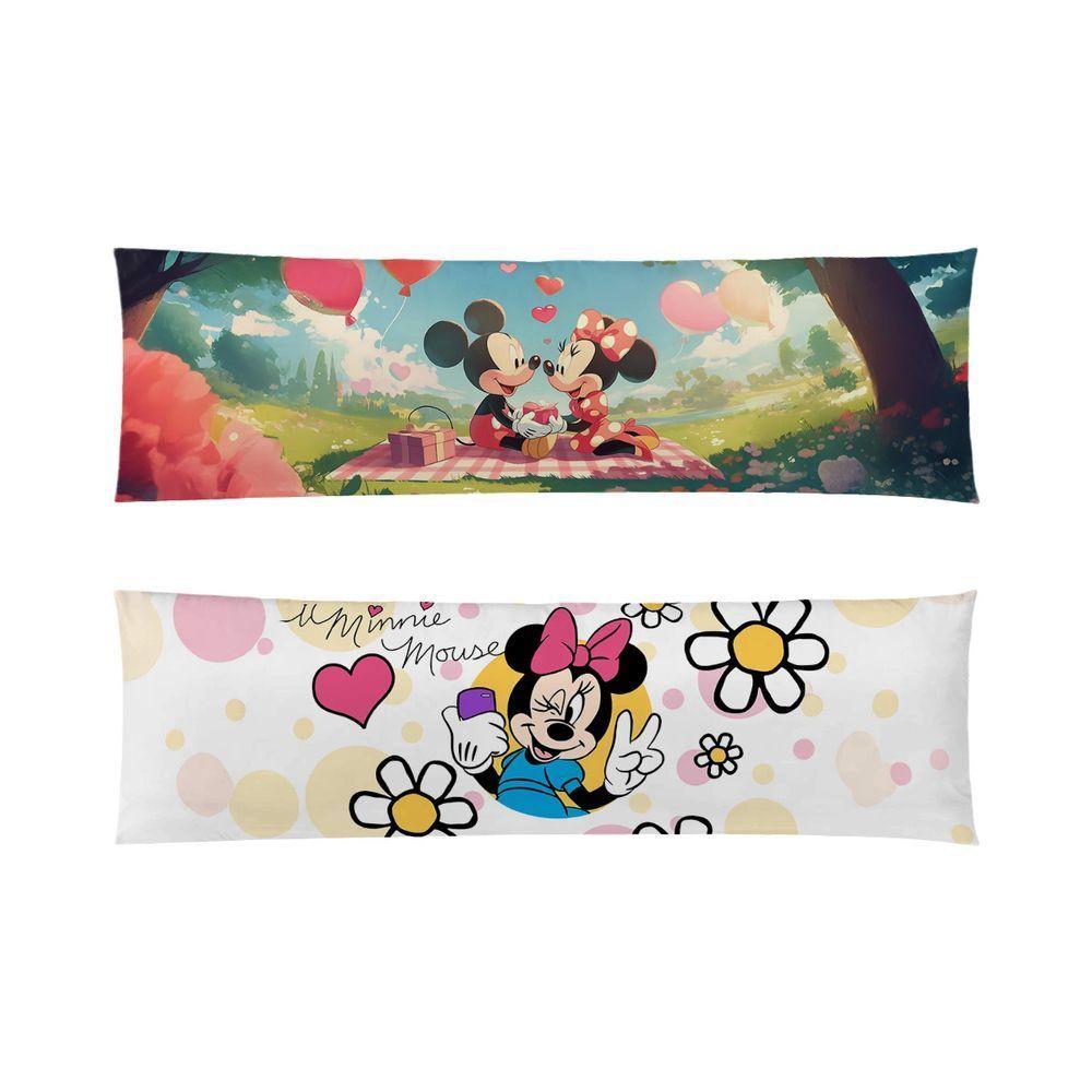 Travesseiro De Corpo Infantil 75cm X 20cm Kit 02 Peças Mine - 7