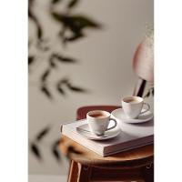 Conjunto Xícara E Pires De Café Tramontina Maria Augusta Em Porcelana 100 Ml 2 Peças Tramontina - 3