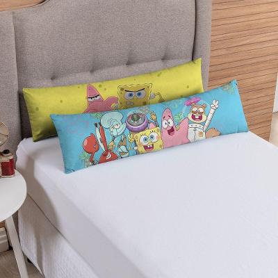 Travesseiro De Corpo Infantil 75cm X 20cm Kit 02 Peças Esponja