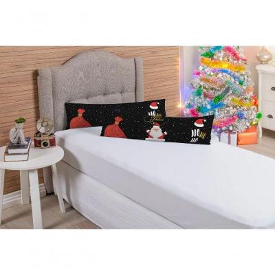 Travesseiro De Corpo Xuxinho Natal 75cm X 20cm Kit 02 Peças Natal 12