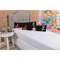 Travesseiro De Corpo Xuxinho Natal 75cm X 20cm Kit 02 Peças Natal 12 - 1