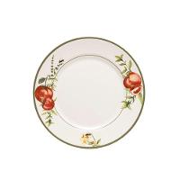 Prato De Sobremesa Copa E Cia Aquarelle Em Cerâmica Pomodoro E Basílico - 1