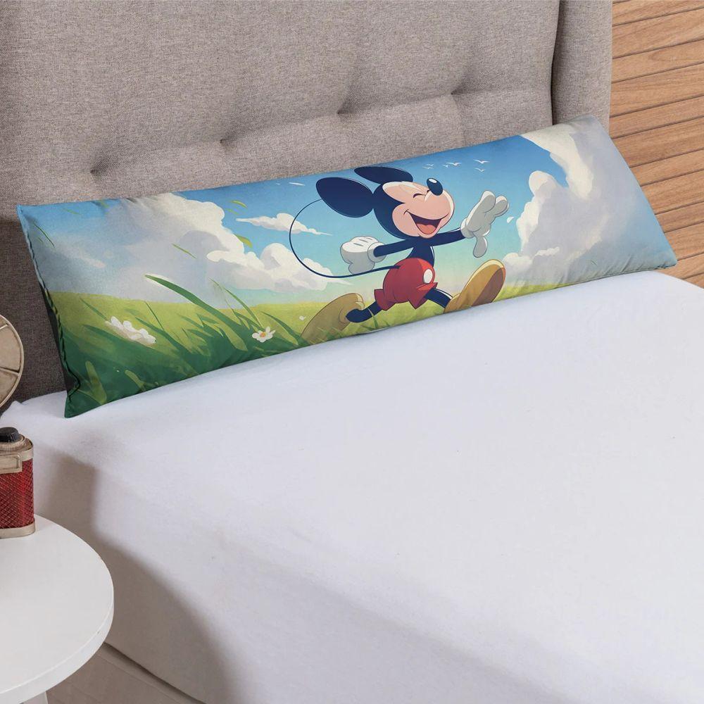 Travesseiro De Corpo Infantil 75cm X 20cm Kit 02 Peças Mick - 3