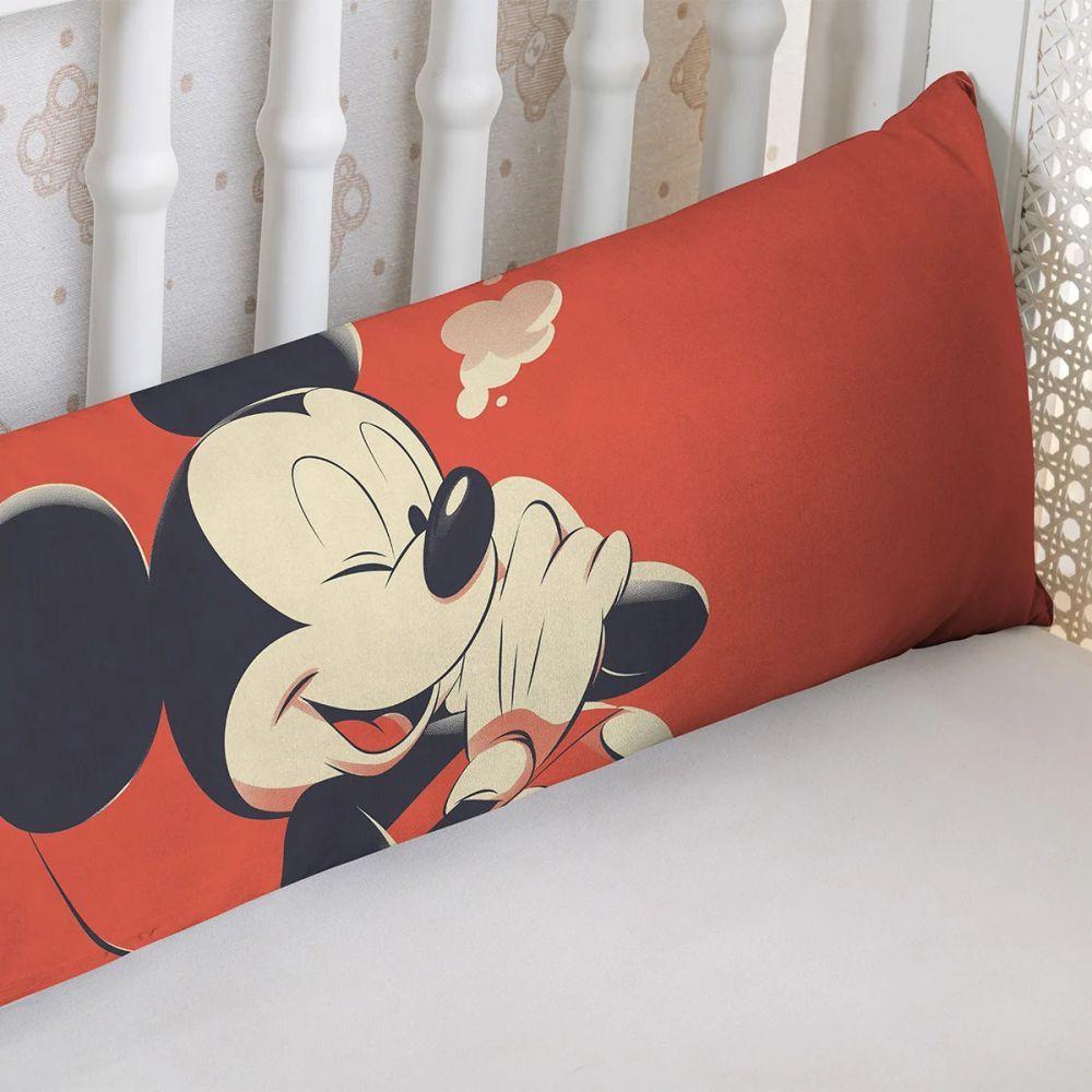 Travesseiro De Corpo Infantil 75cm X 20cm Kit 02 Peças Mick - 5