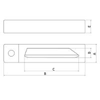 Conjunto De Lâminas Para Estilete Com Ponta De Bico De Pato Tramontina Pro Tramontina - 3
