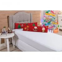 Travesseiro De Corpo Xuxinho Natal 75cm X 20cm Kit 02 Peças Natal 03 - 1