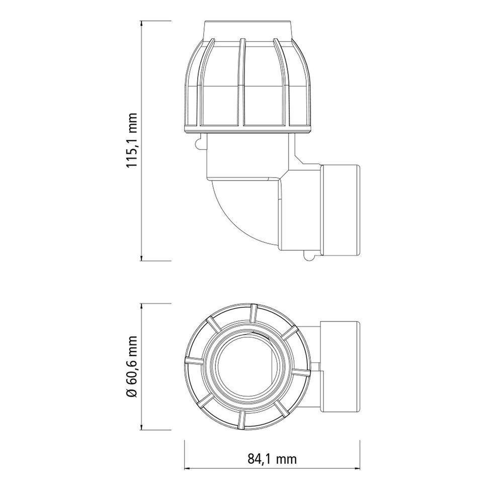 Cotovelo 90º De Compressão Rosca Fêmea 32 Mm X 1 Tramontina Para Mangueiras De Pead Tramontina - 2
