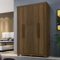 Roupeiro Verona 4 Portas E 3 Gavetas Imbuía - 1