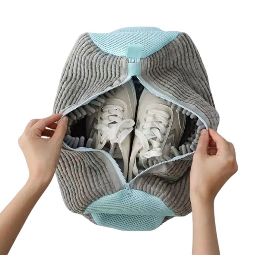 Saco De Lavagem Para Sapatos E Tênis Em Máquina De Lavar - 2