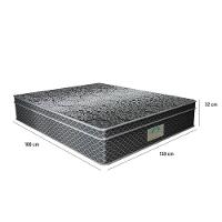 Colchão Casal Perola Negra 32x138x188 Molas Ensacadas Gazin Preto - 3