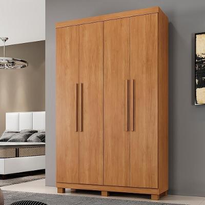 Roupeiro Verona 4 Portas E 3 Gavetas Cinamomo