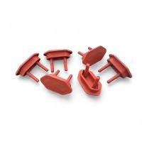 Kit 50 Pçs Protetor De Tomada Tampa Antichoque Bebe Vermelho - 5