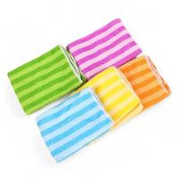 Kit 5 Panos De Microfibra 30x30cm Alta Absorção Limpeza Toalha Listrada - 3