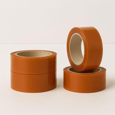 Kit 4 Fitas Adesiva Larga Durex Laranja 250m Embalagem Fechamento Caixa Uso Geral Resistente