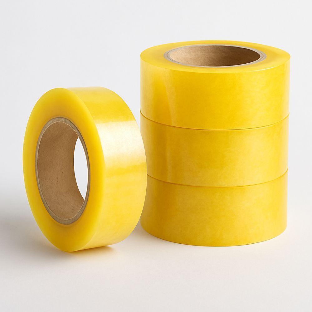 Kit 4 Fitas Adesiva Larga Durex Transparente 250m Embalagem Fechamento Caixa Uso Geral Resistente - 1