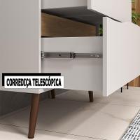 Balcão Gabinete Para Banheiro Com Pés 80cm Evie B06 Branco Tau - Lyam Decor - 8
