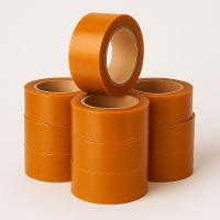 Kit 10 Fitas Adesiva Larga Durex Laranja 250m Embalagem Fechamento Caixa Uso Geral Resistente - 1