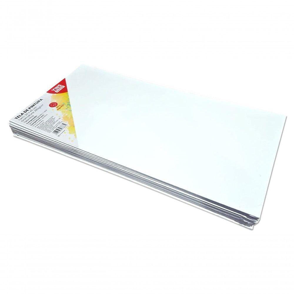 Kit 10 Telas De Pintura Fina 20x40 100% Algodão Pronta - 3