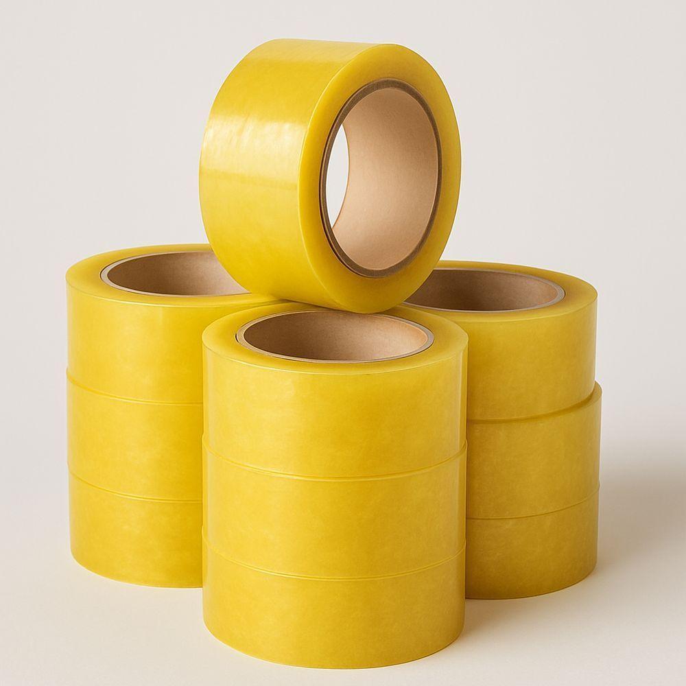 Kit 10 Fitas Adesiva Larga Durex Transparente 250m Embalagem Fechamento Caixa Uso Geral Resistente - 1