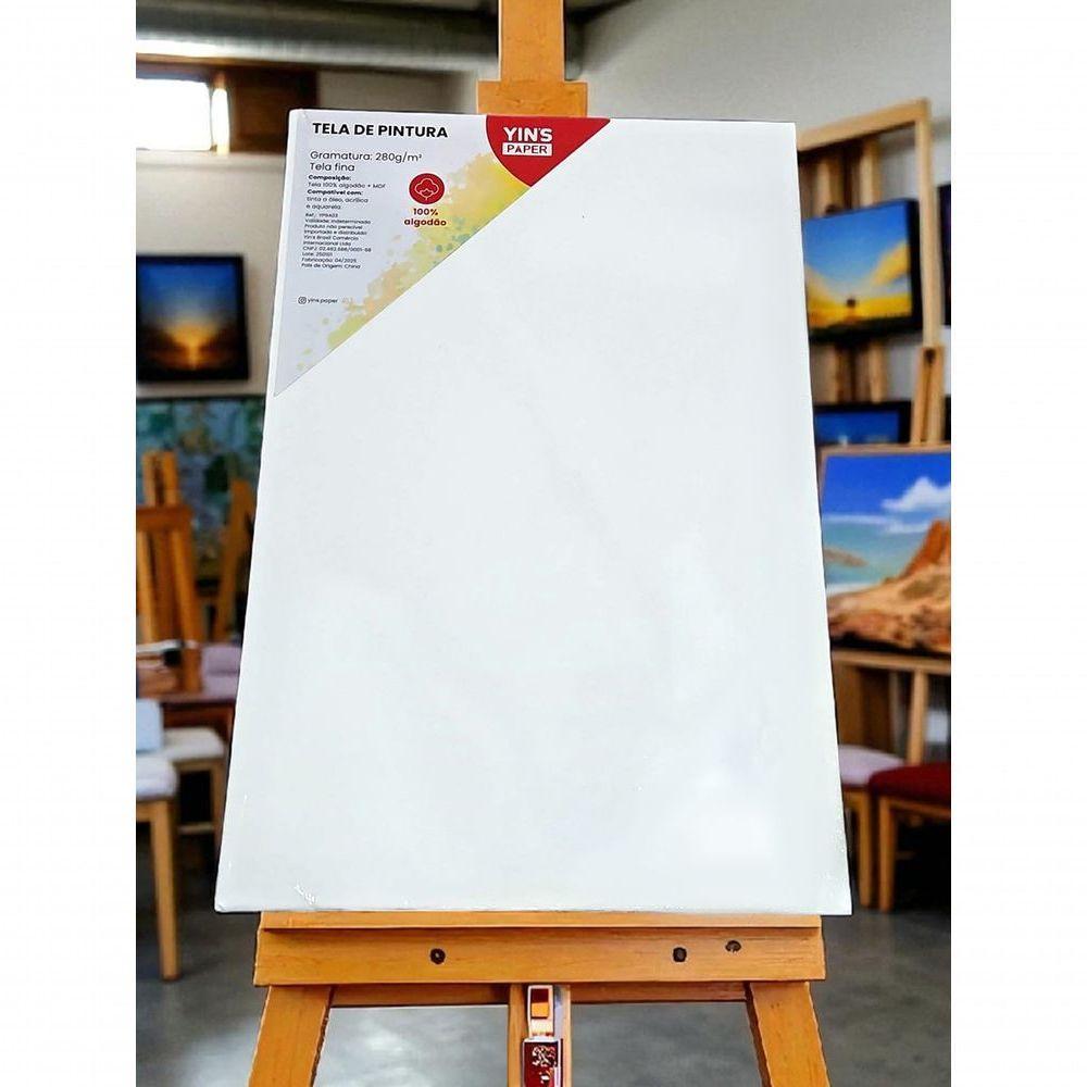 Kit 10 Telas De Pintura Fina 40x50 100% Algodão Pronta - 4