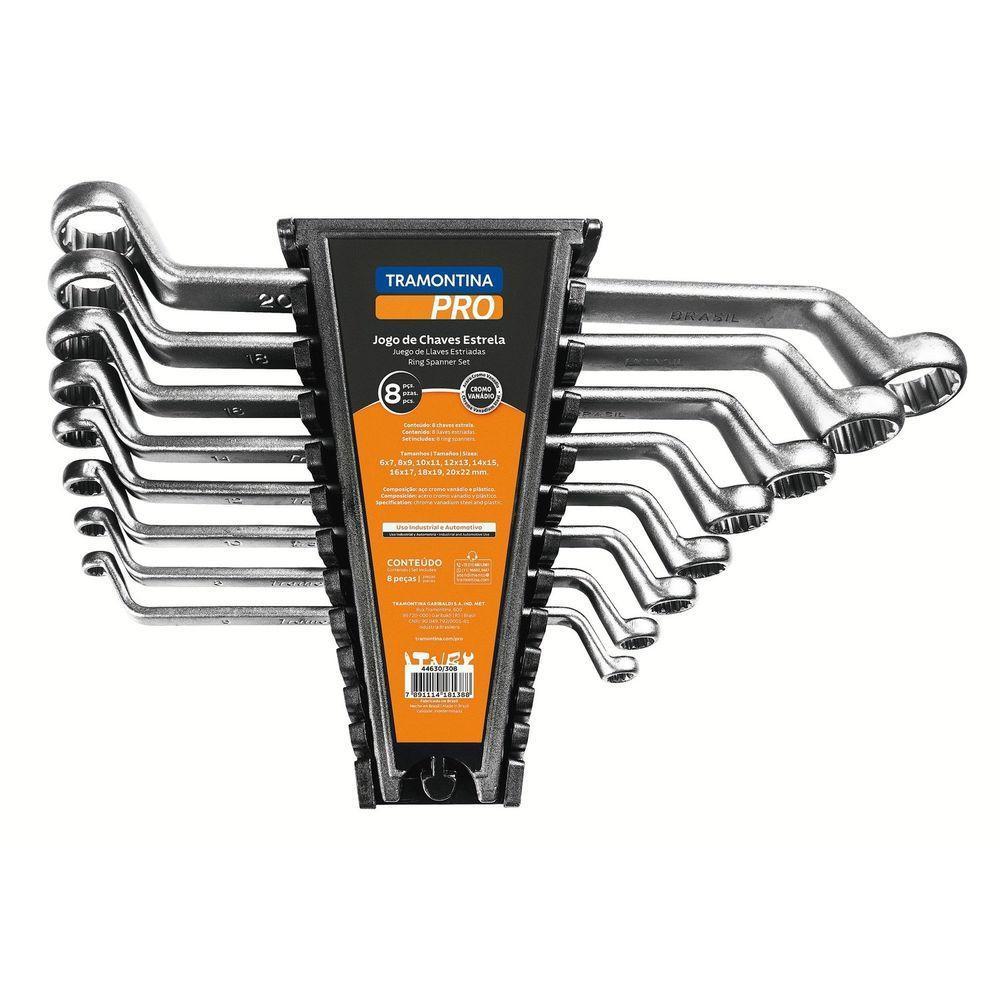Jogo De Chaves Estrela 8 Peças Tramontina Pro Linha Profissional Tramontina - 1