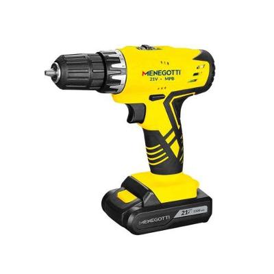 Furadeira Parafusadeira 21v Bateria Lítio - Menegotti - Bivolt 127-220v