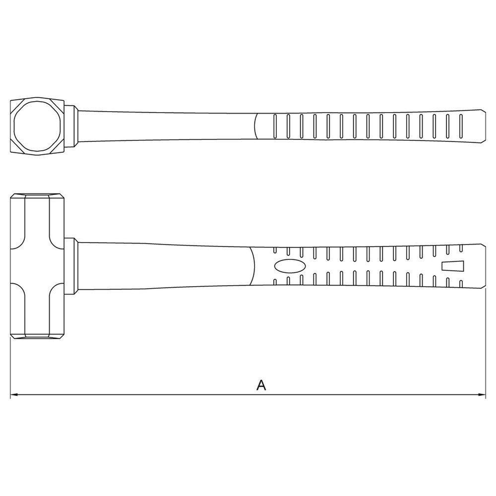 Marreta Oitavada Cobre-berílio 5.000 G Tramontina Pro Tramontina - 2