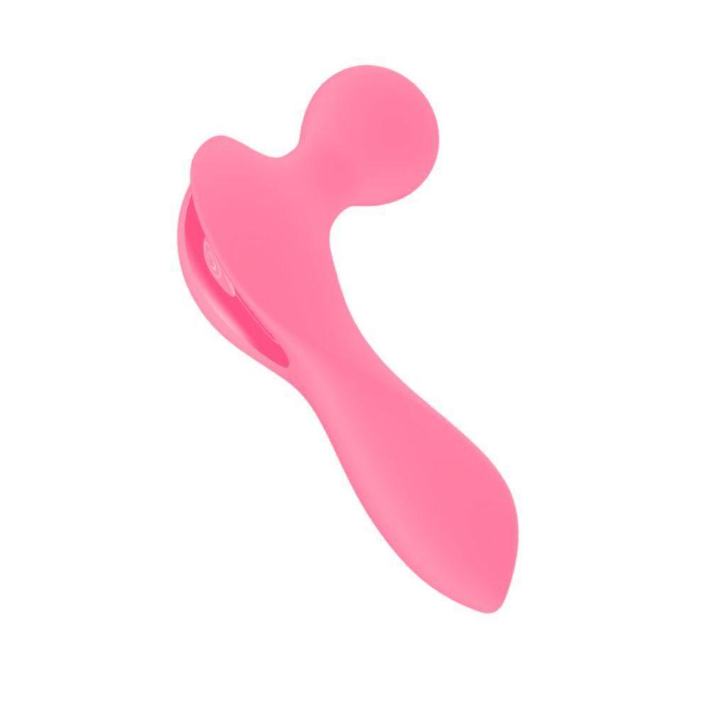Massageador Portátil Em Silicone P- Alívio De Tensões Rosa - 1