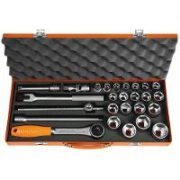 Maleta Com Soquetes Sextavados E Acessórios 1-2 Milímetros - 26 Peças Tramontina Pro Tramontina - 1
