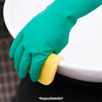 Luvas Nobre Em Látex Verde - Kit Com 5 Pares Para Proteção Química Das Mãos - 5