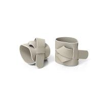 Kit Mesa Posta Copa E Cia 2 Lugares Listras Taupe - 4