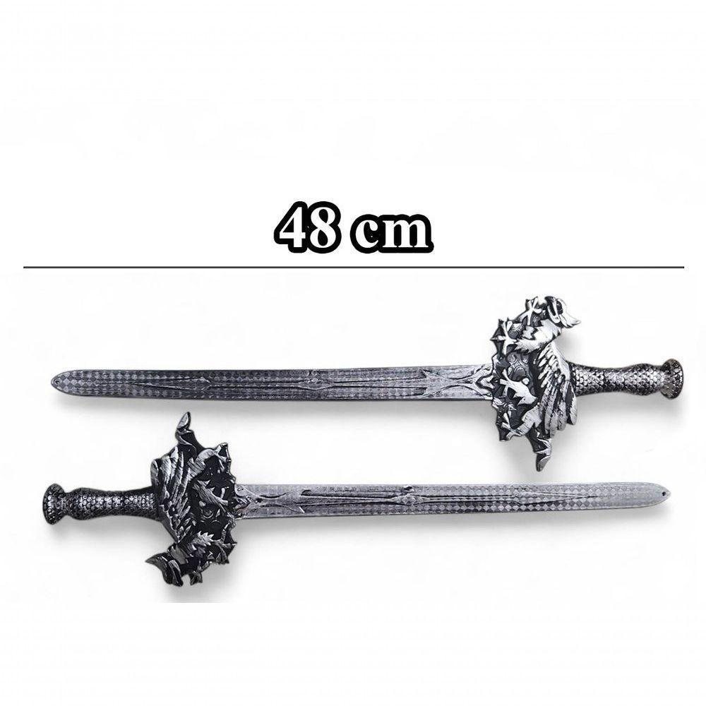 Kit Medieval 2 Espadas Escudo Grifo Combate Infantil Jr0951 - 7