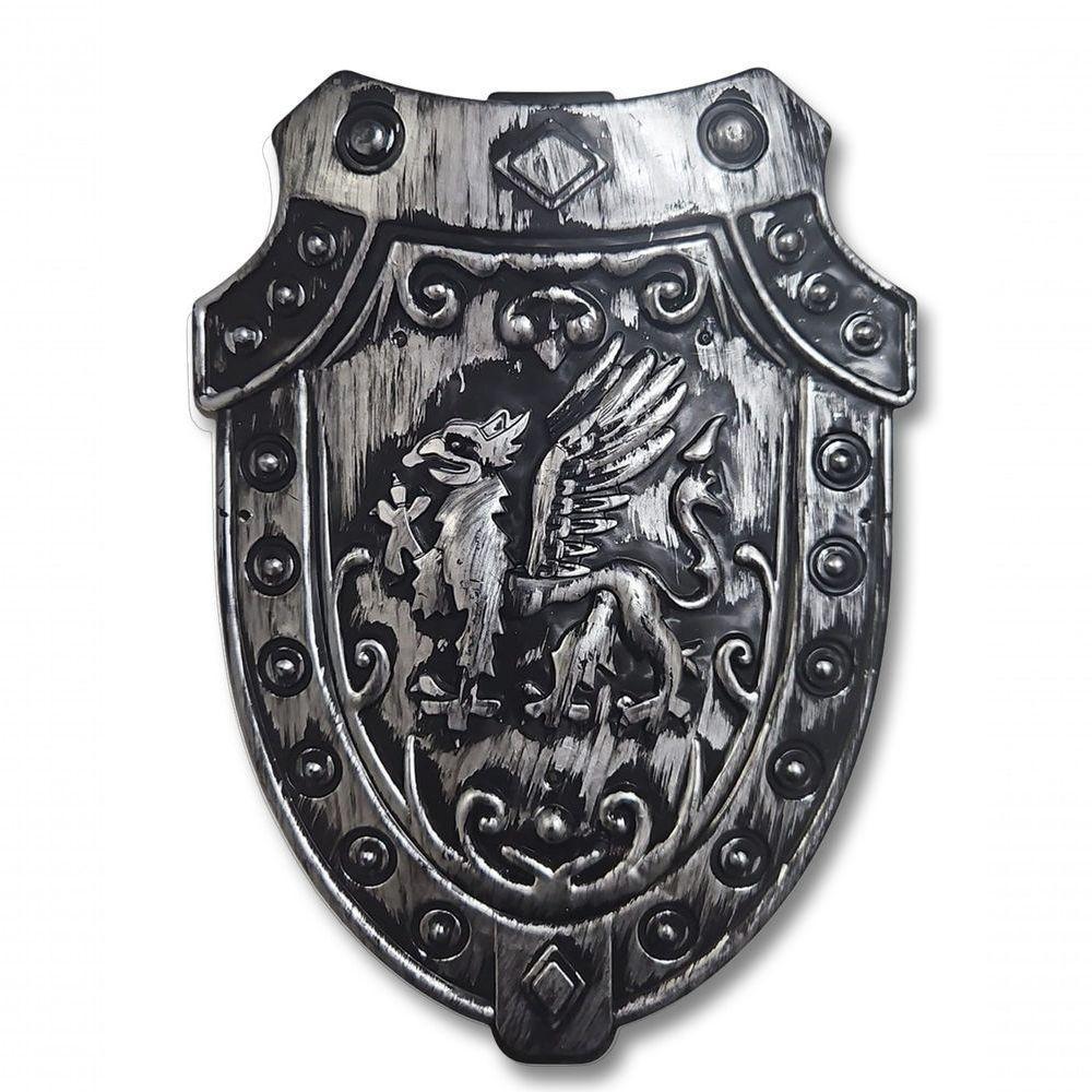 Kit Medieval 4 Espadas Escudo Grifo Combate Infantil Jr0951 - 5