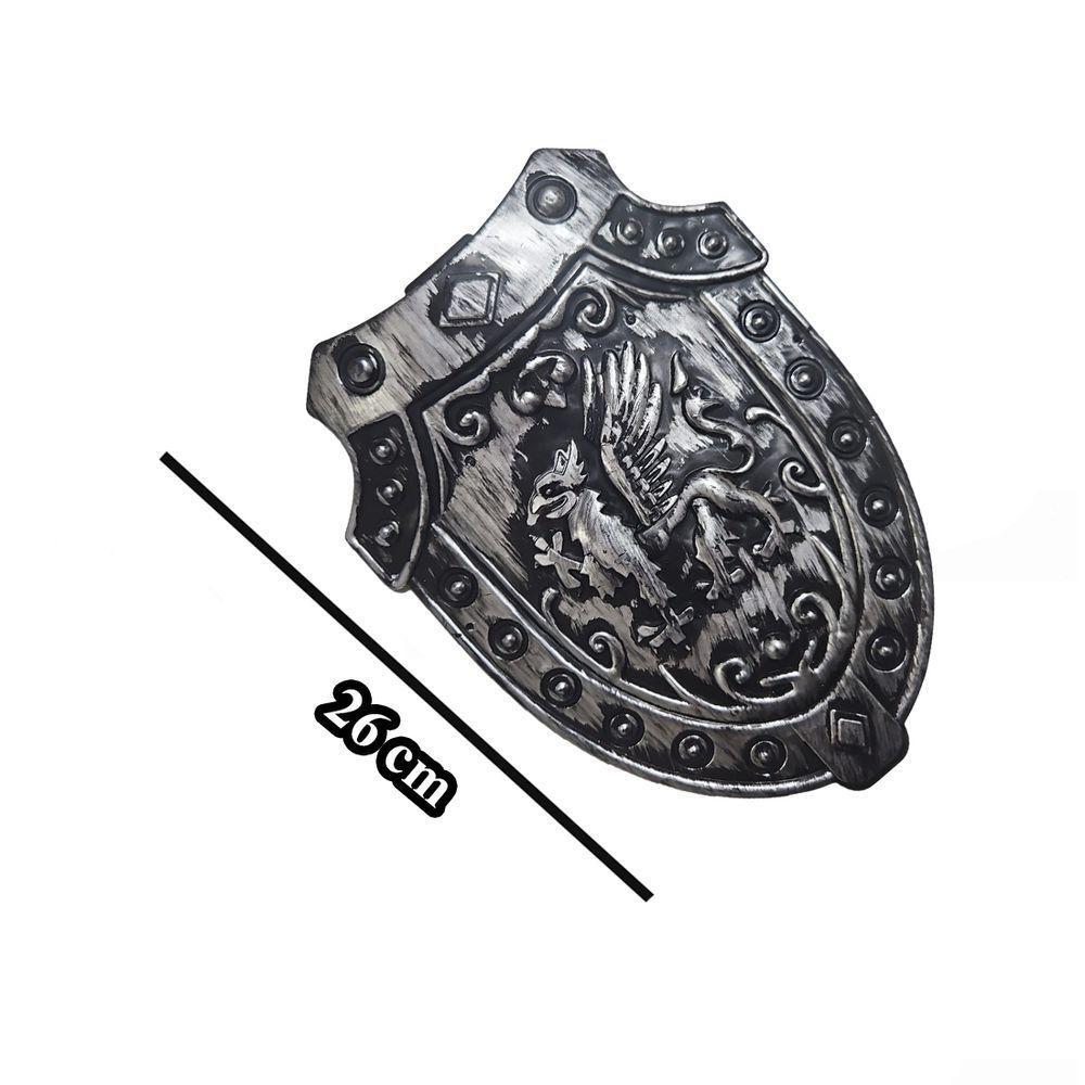 Kit Medieval 4 Espadas Escudo Grifo Combate Infantil Jr0951 - 8