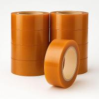 Kit 9 Fitas Adesiva Larga Durex Laranja 250m Embalagem Fechamento Caixa Uso Geral Resistente - 1