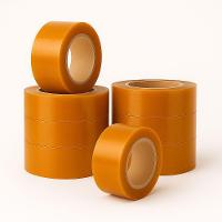 Kit 8 Fitas Adesiva Larga Durex Laranja 250m Embalagem Fechamento Caixa Uso Geral Resistente - 1