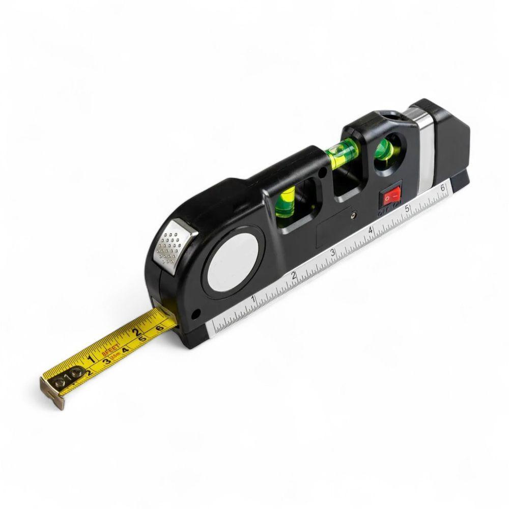 Trena Nivel A Laser Levelpro3 Medidor Profissional 2,5m Com Régua E Bateria Ag3 - 3