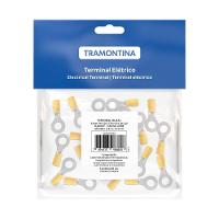 Terminais De Conexão Olhal Tramontina Em Cobre Estanhado E Nylon 6 Mm² X 15 Mm X M8 Amarelo 25 Peças Tramontina - 3
