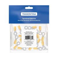 Terminais De Conexão Olhal Tramontina Em Cobre E Nylon 6 Mm² X 12 Mm X M6 Amarelo 25 Peças Tramontina - 2