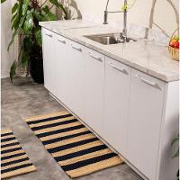 Tapete Copa E Cia Sense Nature Daru Preto Com Natural - 50 X 80 Cm - 3