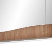 Conjunto Banheiro Gabinete Com Pés E Armário Com Espelho 80cm Evie B06 Branco Tau - Lyam Decor - 10