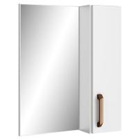 Conjunto Banheiro Gabinete Com Pés 50cm Lavatório E Armário Allegra B06 Branco - Lyam Decor - 9