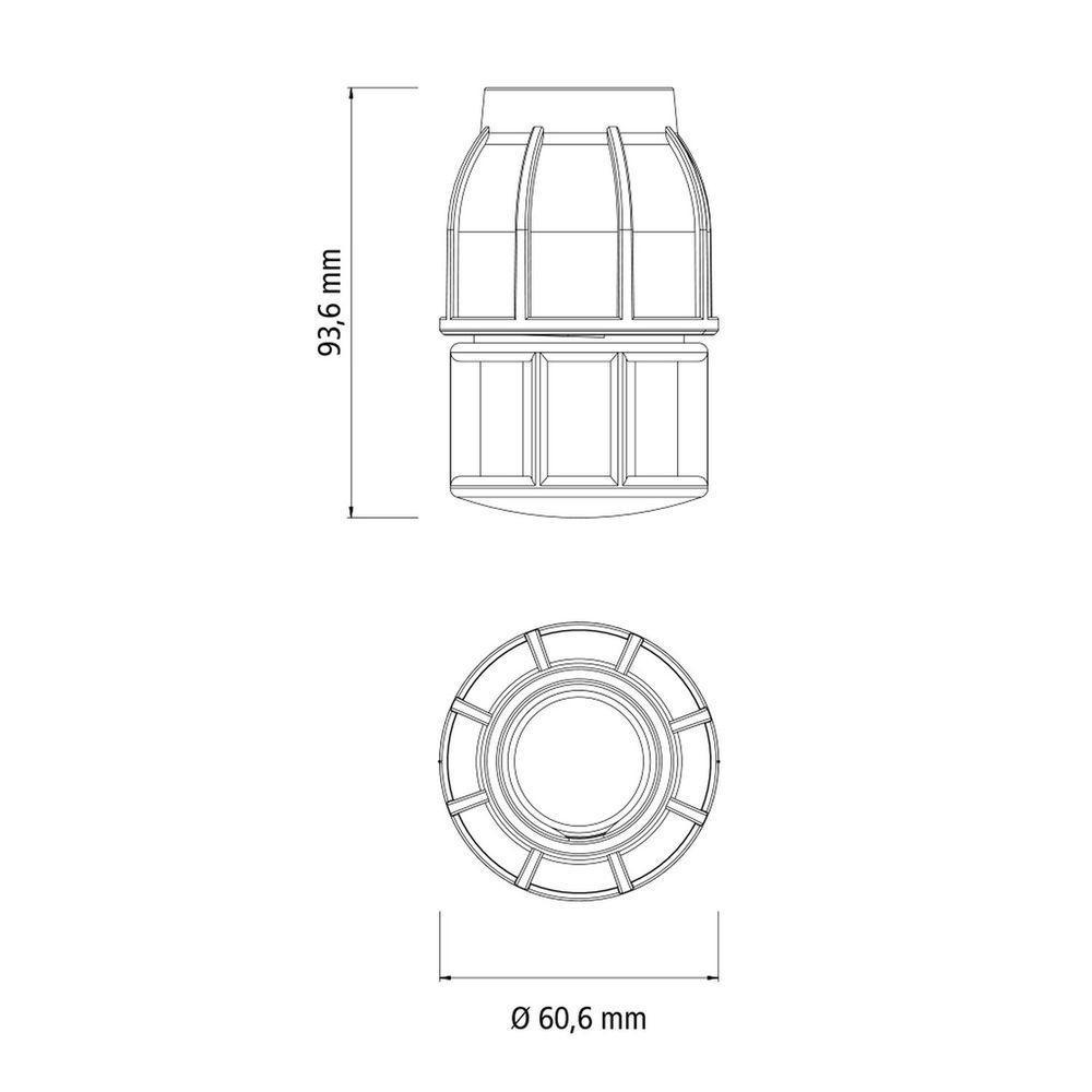 Tampão De Compressão 32 Mm Tramontina Para Mangueiras De Pead Tramontina - 2